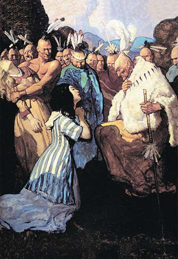 « the demandeur » par n.c. wyeth, reproduction d’art