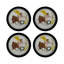 Zodiac Sagitarius Vegan Leather Round Pebble Placemat-2135553372