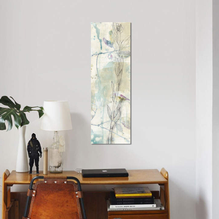 «Contour Stem II», impression sur toile, H 36 po x l 12 po x P 1,5 po, Toile encadrée noire