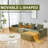 Space-saving Modular Sofas, Corduroy Fabric, Modern Green, Small Spaces