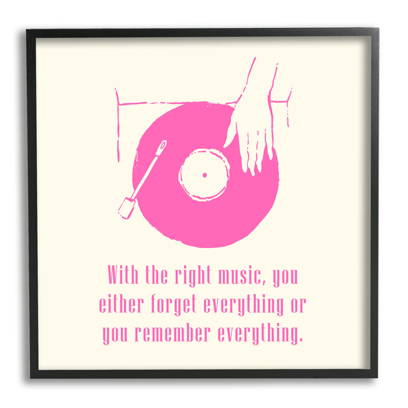 «With the Right Music», plaque tournante avec art texturé et giclée par Melissa Wang_aq-367, H 24 po x l 24 po x P 1,5 po