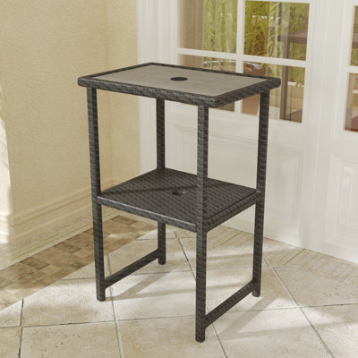 Hicran Rectangular Outdoor Bar Table