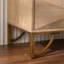 Commode 6 tiroirs, commodes et commodes modernes, meuble télé, commode en bois clair pour chambre à coucher, salon, couloir