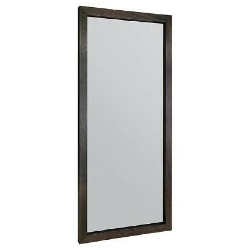 Azarious Wood Flat Wall Mirror