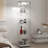 Glass Display Cabinet With LED Strip Lights, Glass Display Cases With Shelves, Curio Cabinets-113021810