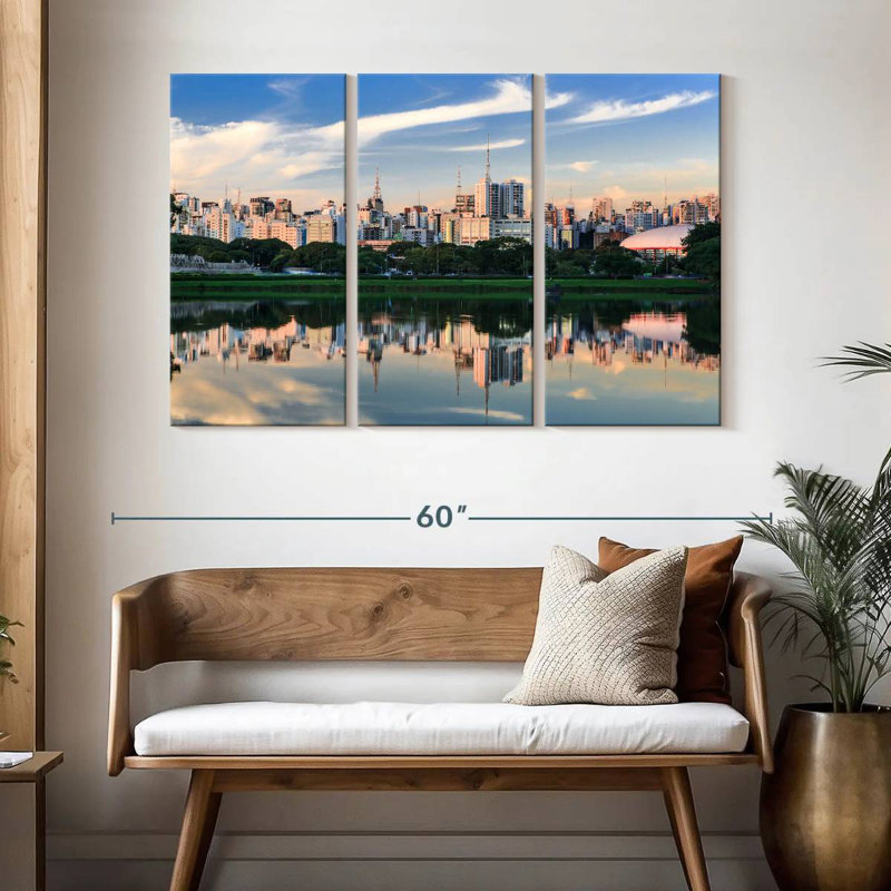 Senne Ibirapuera Park Skyline, H 32 po x l 50 po