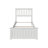 Brunelle Solid Wood Foundation Bed with Matching Footboard & Built-in Charger-2001163027-2001163028