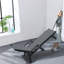 Chaises longues réglables pour patio, ensemble mobile HDPE de 2 pour la piscine
