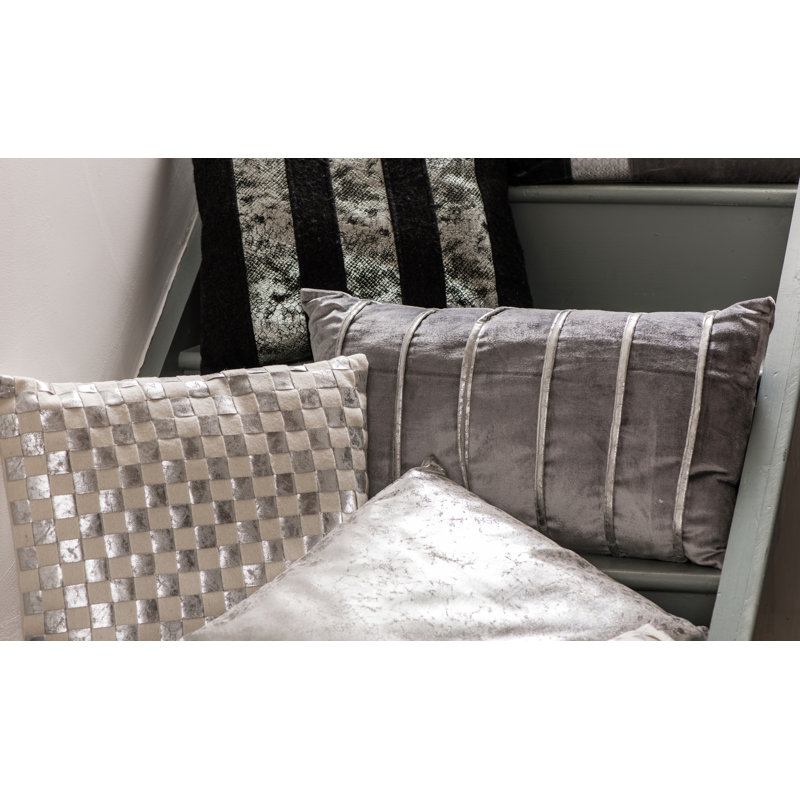 Bergman Square Throw Cushion, Grey