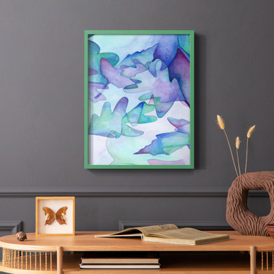 Fallen Leaves Framed Print - Solid Wood