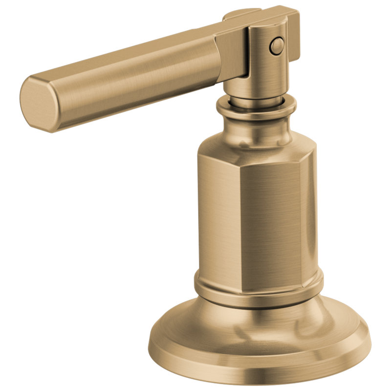 Invari™ Widespread Lavatory Faucet with Arc Spout, Luxe Gold, Lever Handle, 1.5 GPM