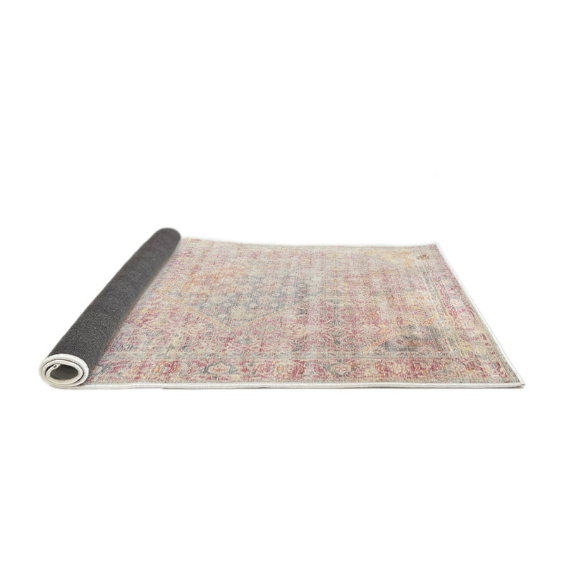 Tapis oriental brun / gris, Rond 7 pi