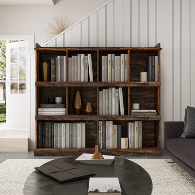 10-Shelf Bookcase, Corner Bookcase, Storage Bookcase, Wood Bookcase, Modern Bookshelf