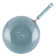 Rachael Ray Classic Brights Nonstick Stir Fry Pan with Lid, 11 Inch - Sky Blue