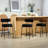 Counter Height Ferrer, 24" Ferrer , Boucle Counter Stools With Back, Boucle Ferrer For Kitchen Island, Dining Room(Set Of 6)-445454743