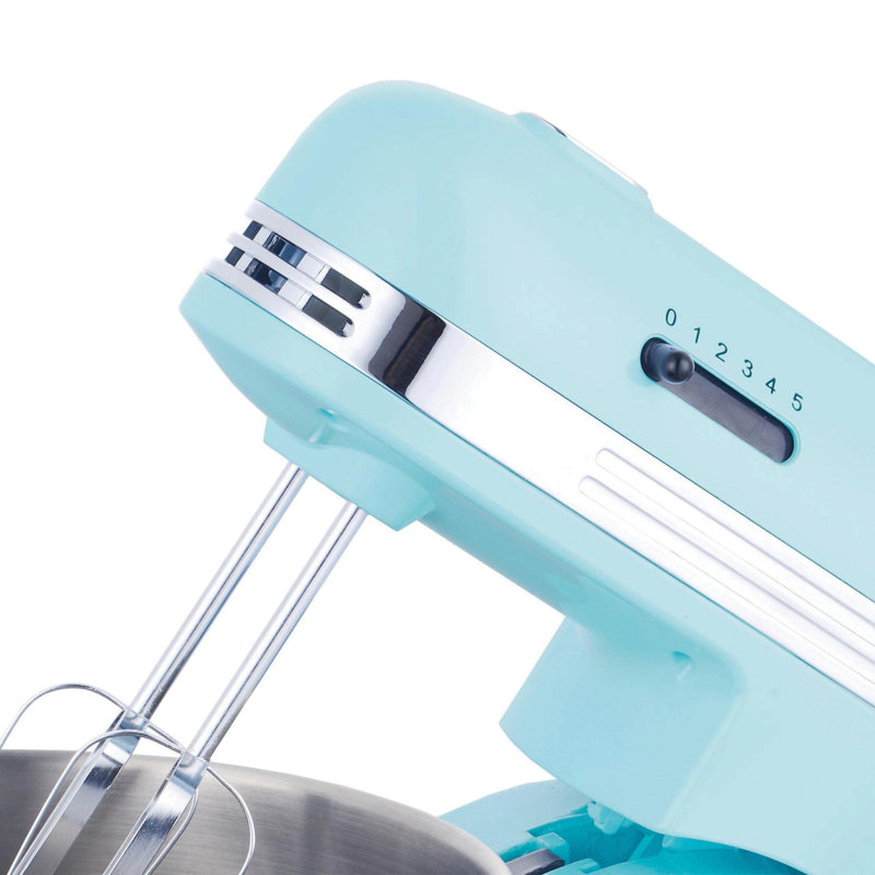 Brentwood 5 Speed 3.5 Quarts Stand Mixer Bowl, Blue