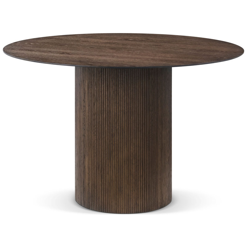 Vienna Dining Table, 30" H x 45.28" L x 45.28" W, Brown