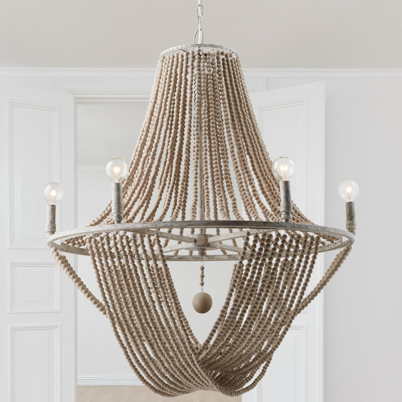 Kayla 6 - Light Dimmable Empire Chandelier