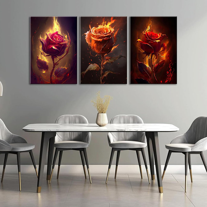 3 Piece Wrapped Canvas Print