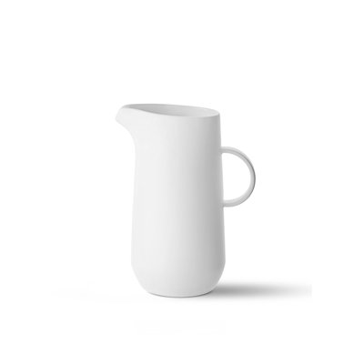 Elegant White Ceramic Vase, 7.5 x 5.1 x 10.2 inches | 100% Premium Ceramic | Perfect for Home Decor, Floral Arrangements & Centerpieces | Stylish, Durable, and Timeless Design for Any Room