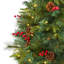 Arbre de Noël artificiel pin vert avec lumières claires/blanches-1221148904