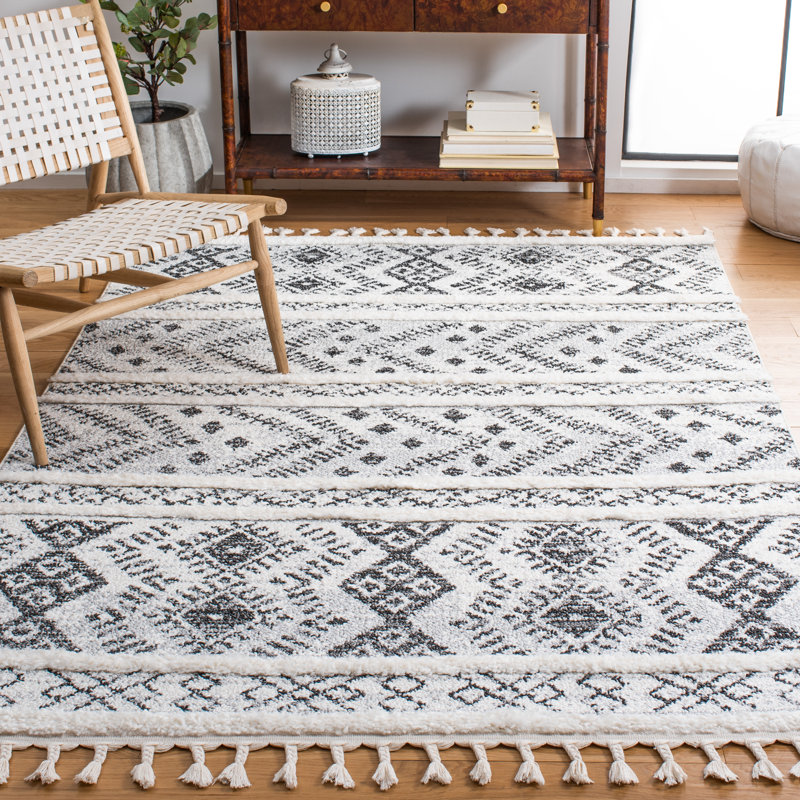Tapis à poils longs Wiebe, Rectangle 5 pi 3 po x 7 pi 6 po