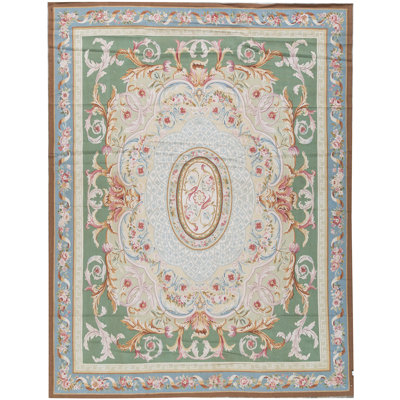 Hand-Knotted High-Quality Gold Area Rug