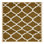Machine Washable Trellis Brown Area Rug
