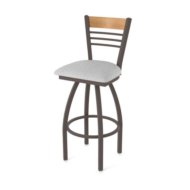 Tabouret tournant 880 Eleanor, Bronze, Blanc, Très grand (assise de 36 po de hauteur)