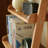 Nordic style simple storage bookcase