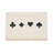 7" Cards & Dice Box, White/Black