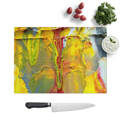 Tempered Glass Art Painting Vol.11 Chopping Board