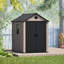 Resin Series 8x10 Outdoor Storage Shed Brown Ash-125079379-125079385