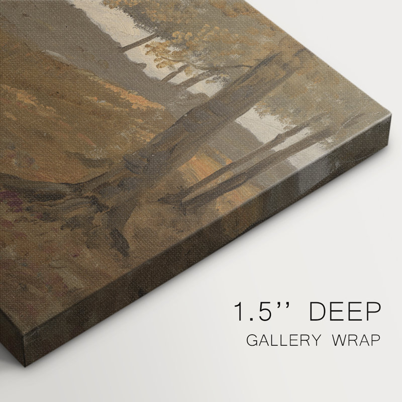 Paysages rétro-DCL XXVII - Cavas enveloppés de galerie, 12 x 18