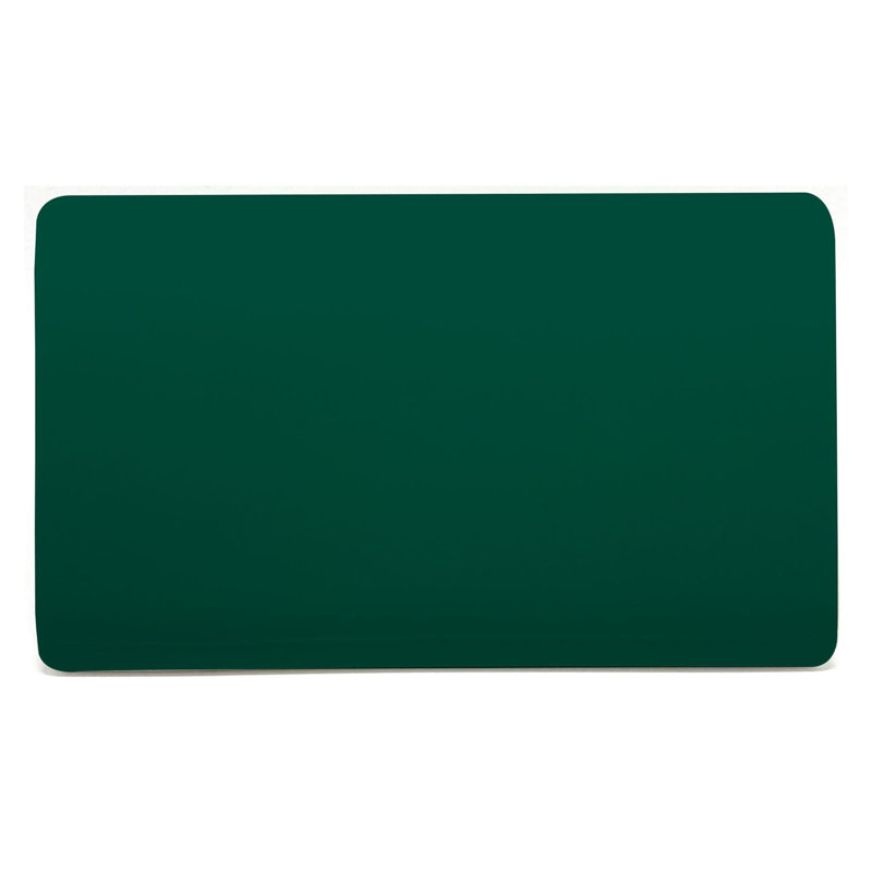 Trendi Switch Double Blanking Plate, Dark Green