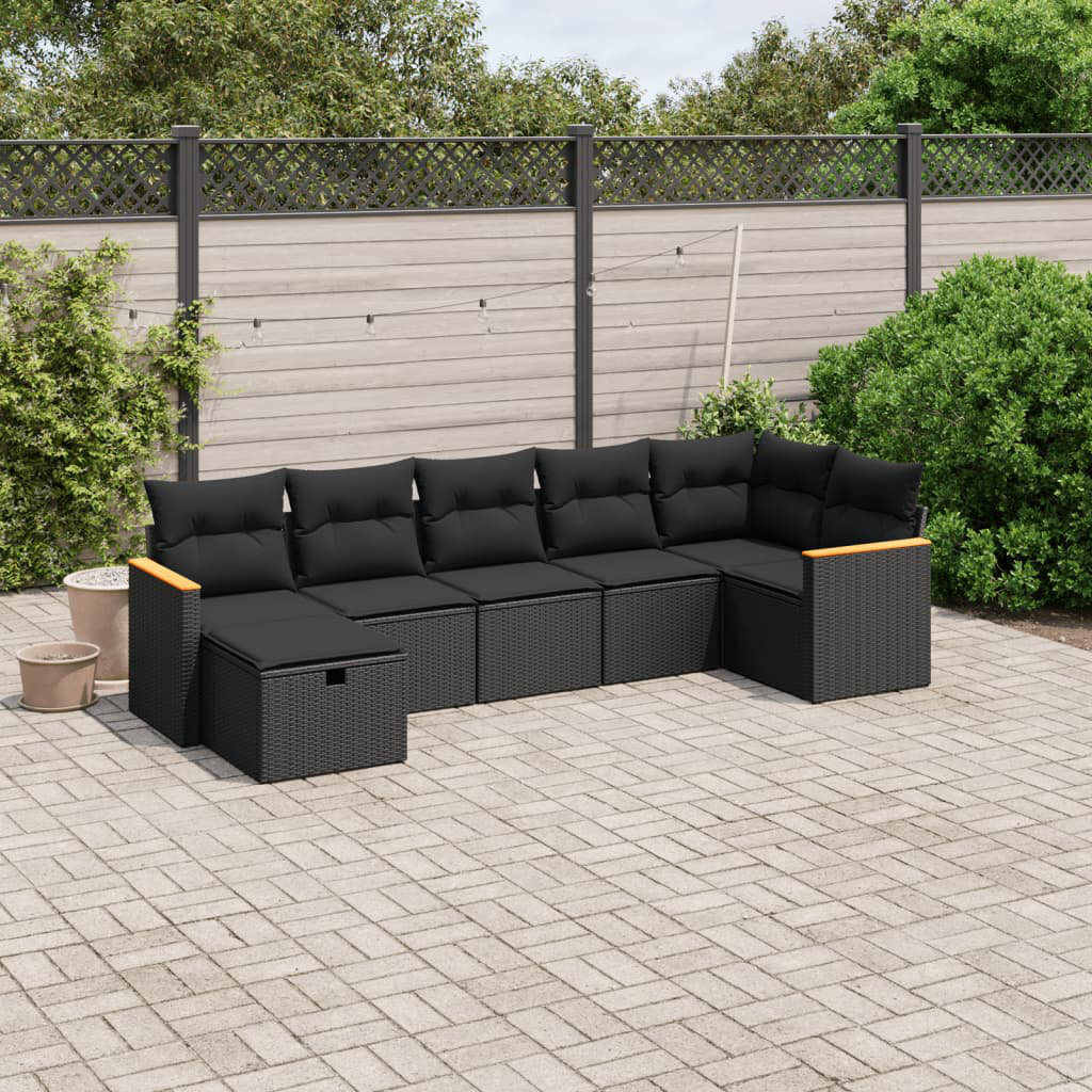 Gartensofa mit Kissen