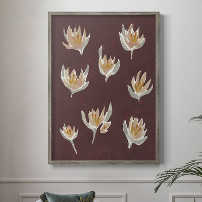 «Pink Potpourri II», reproduction encadrée - bois massif