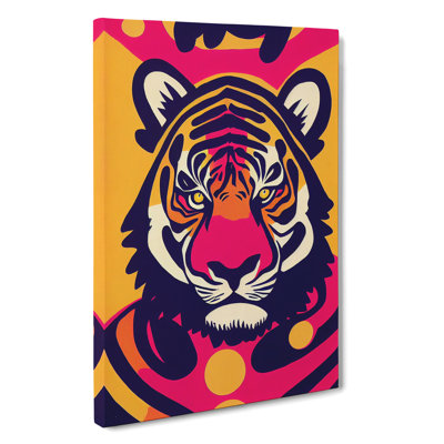 XC1022-4664X Tiger Abstract No.2 - Wrapped Canvas Print