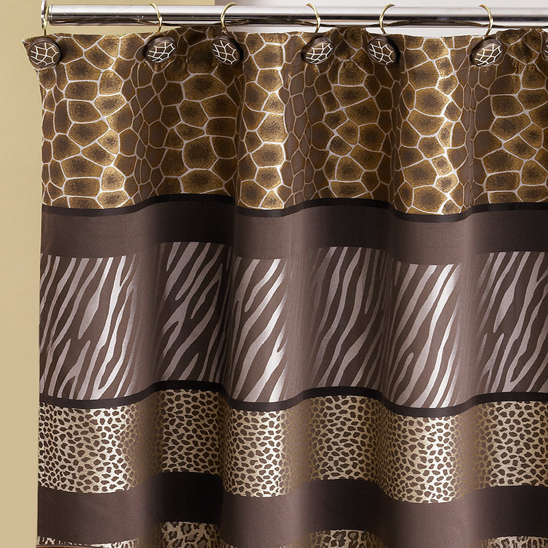 Miroir Animal Print Shower Curtain