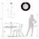 Modern 4 - Light Dimmable Linear Sphere Chandelier