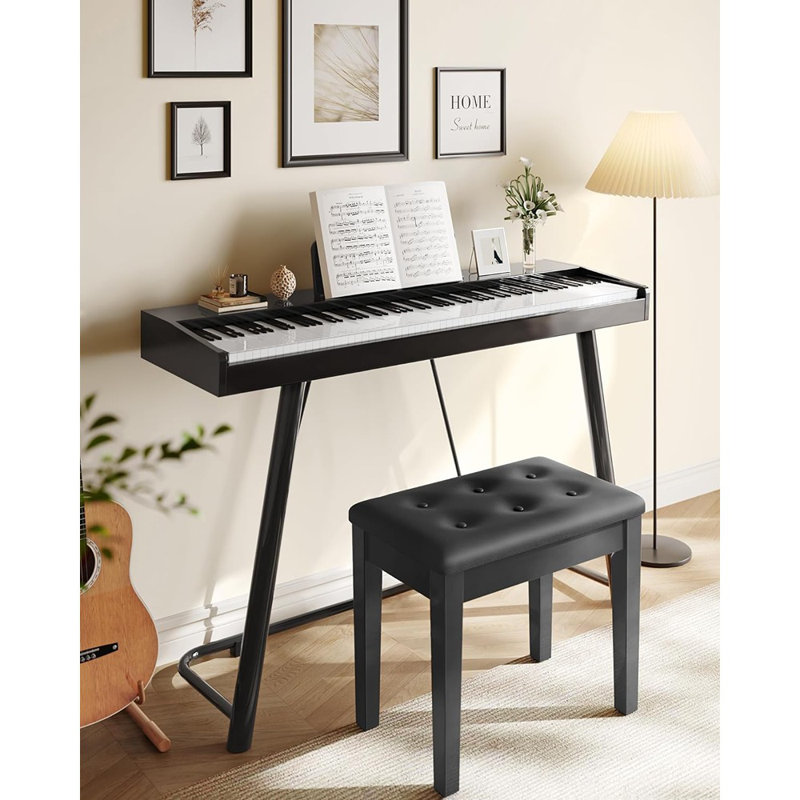 Banc de rangement en simili cuir Newsome