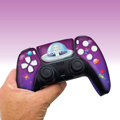 Riccky - Manette sans fil PS-5 compatible avec la console Play-Station 5 de BCB Controllers | Fièrement personnalisé aux États-Unis avec une impression permanente par HYDRO-DIP (PAS JUSTE UNE PEAU)