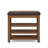 A Height-Adjustable Shoe-Changing Bench Made Of High-Quality Wood, Equipped With A Comfortable Seat And Concealed Storage Space,Natural Rubber Wood,Brown