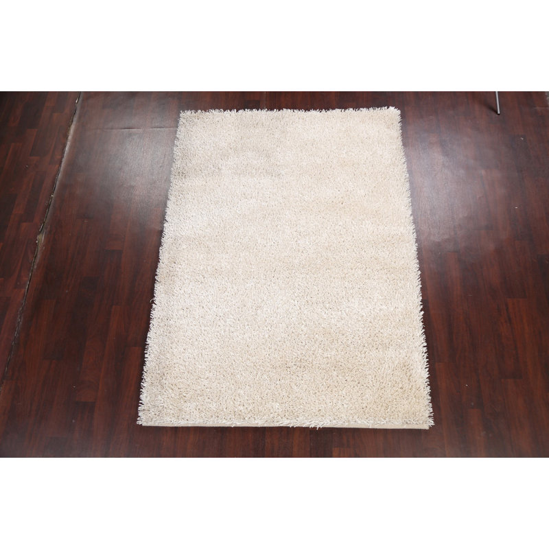 Tapis ivoire touffeté à la main Kamili