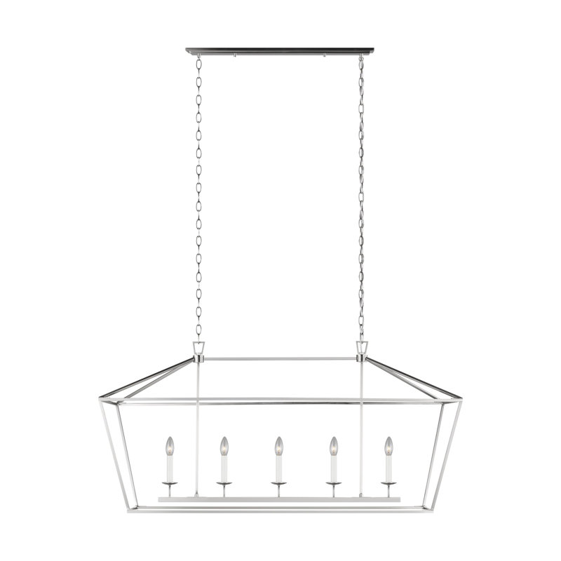 Dianna 5 - Light Chandelier, Brushed Nickel