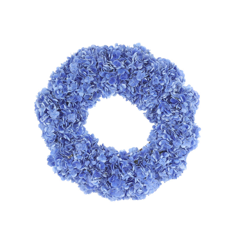 Couronne d'hortensia 24 po Sofia, Bleu