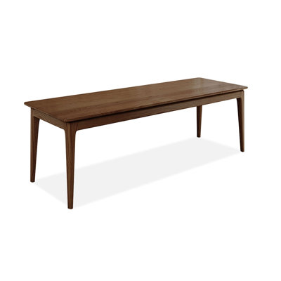 Light-walnut Rectangular Solid Wood desk