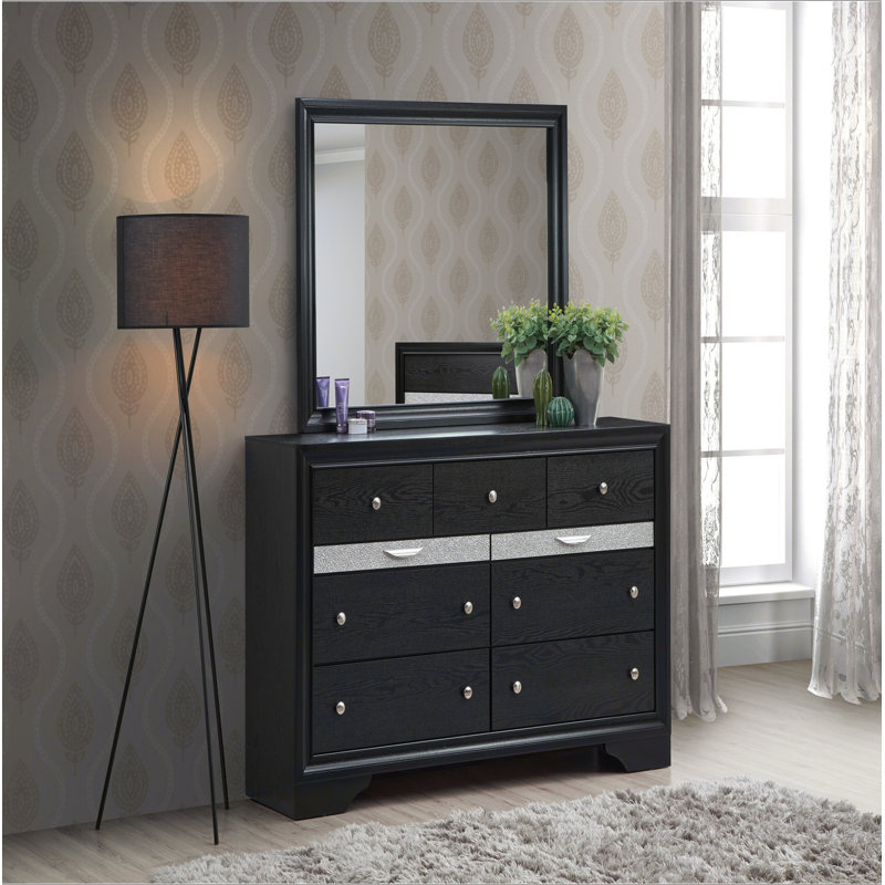 Commode Madrid G02350-D, Noir