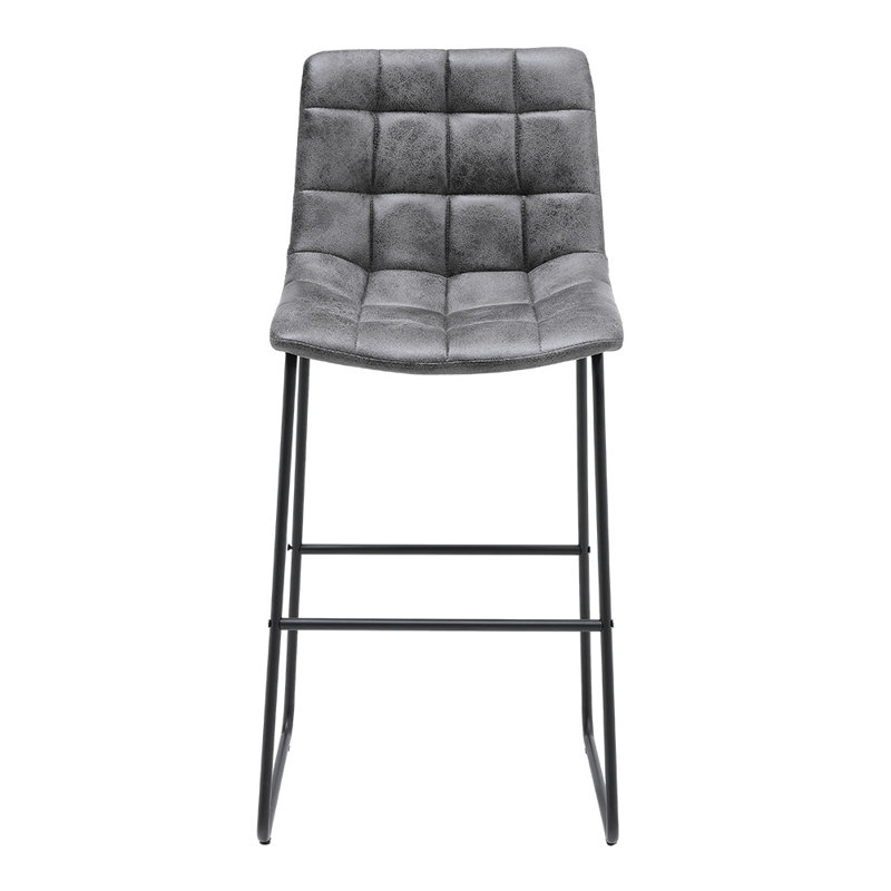 Bianchini Upholstered Counter Stool with Metal Frame