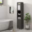 Armoire tour autoportante Aleron avec tablettes réglables pour la salle de bain ou le salon-826876537